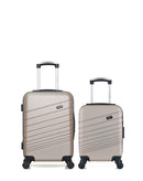 WAVE PARIS - Lot de 2 - Valises cabine et cabine XXS TIGRE