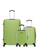 BLUESTAR - LOT DE 3 - Valises grand format, cabine et cabine XXS BRAZILIA