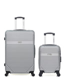 AMERICAN TRAVEL - Lot de 2 - Valises grand format et cabine XXS MEMPHIS