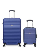AMERICAN TRAVEL - Lot de 2 - Valises grand format et cabine XXS MEMPHIS