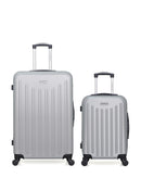 AMERICAN TRAVEL - LOT DE 2 - Valises grand format et cabine BROOKLYN
