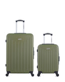 AMERICAN TRAVEL - LOT DE 2 - Valises grand format et cabine BROOKLYN