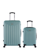 AMERICAN TRAVEL - LOT DE 2 - Valises grand format et cabine BROOKLYN