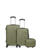 LPB LUGGAGE - Lot de 3 - Valises weekend, cabine et vanity ELEONOR