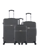 AMERICAN TRAVEL - Lot de 3 - Valises grand format, weekend et cabine MEMPHIS