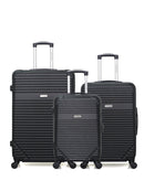 AMERICAN TRAVEL - Lot de 3 - Valises grand format, weekend et cabine MEMPHIS