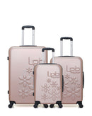 LPB LUGGAGE - Lot de 3 - Valises grand format, weekend et cabine ELEONOR