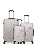 LPB LUGGAGE - Lot de 3 - Valises grand format, weekend et cabine ELEONOR