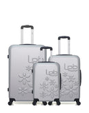 LPB LUGGAGE - Lot de 3 - Valises grand format, weekend et cabine ELEONOR