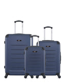 BLUESTAR - LOT DE 3 - Valises grand format, weekend et cabine OPERA