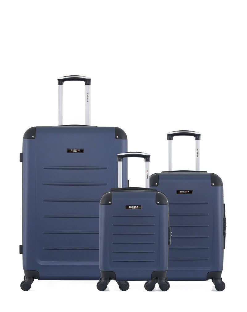 BLUESTAR - LOT DE 3 - Valises grand format, cabine et cabine XXS OPERA