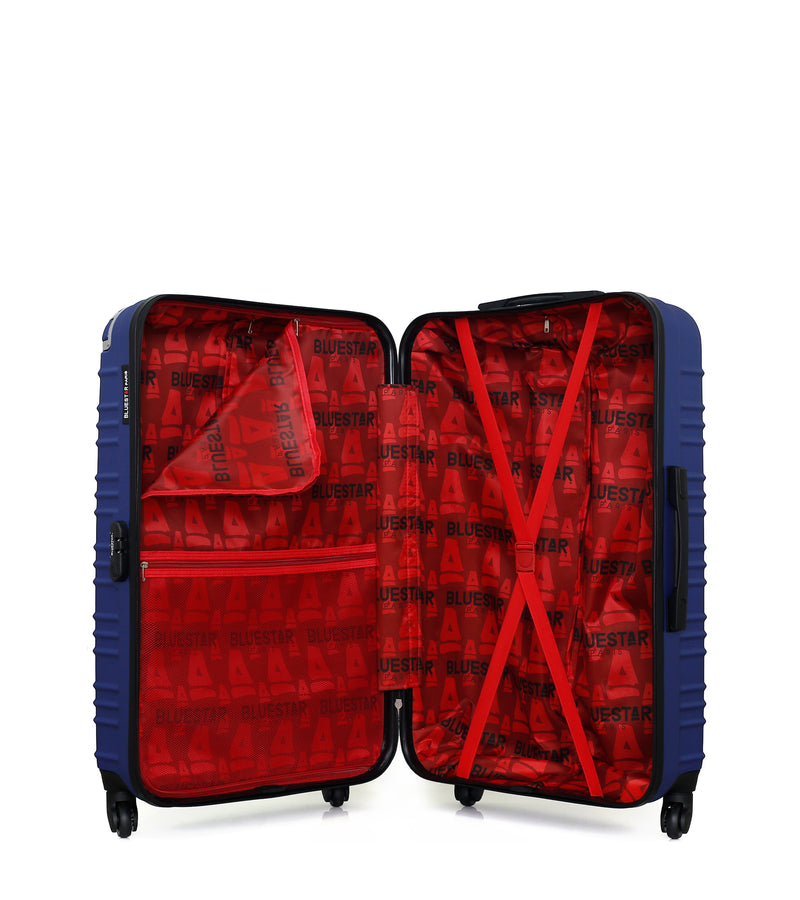 BLUESTAR - Set de 4 Valises LIMA-C 75 cm 4 Roues