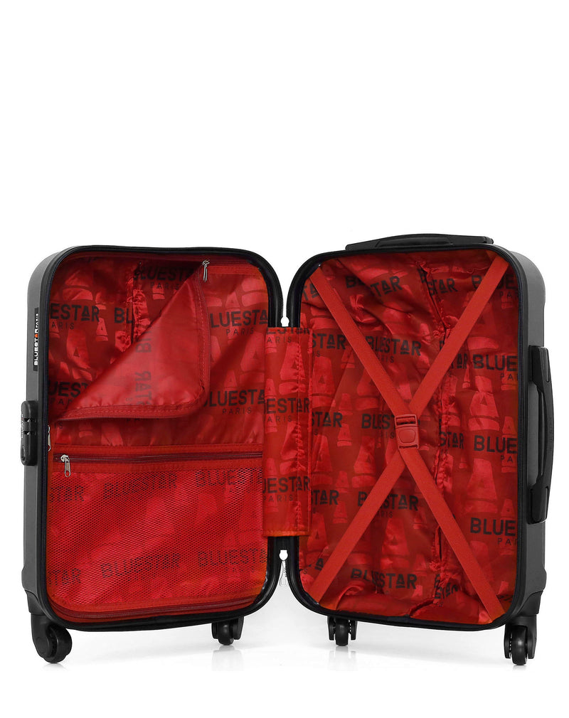 BLUESTAR - Valise Cabine NAPOLI 55 cm 4 Roues