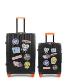 Lot de 2 Valises Rigides Grand Format et Cabine LUGERS