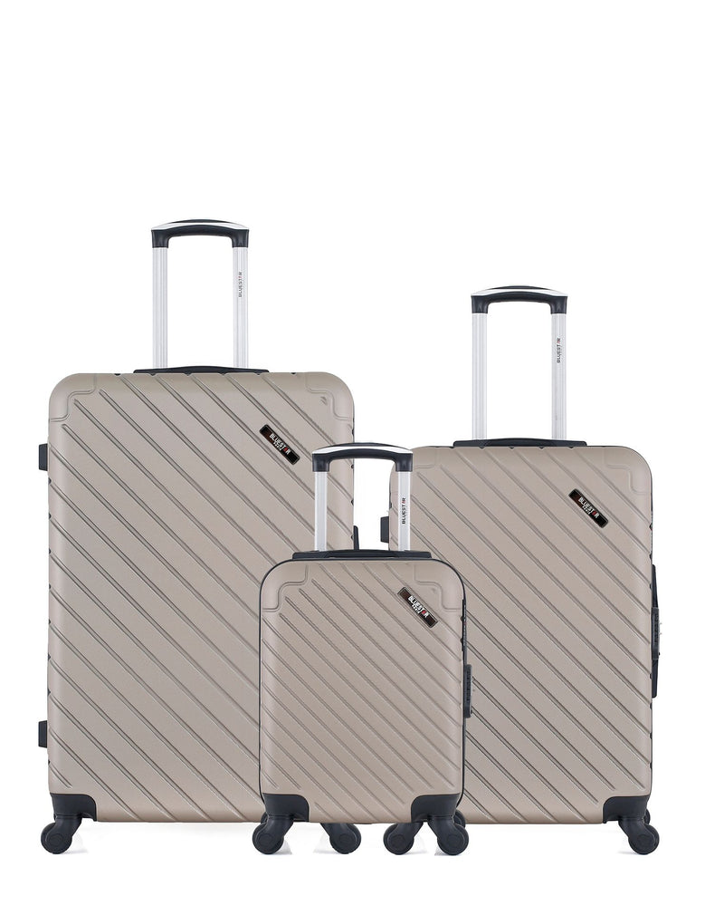 BLUESTAR - LOT DE 3 - Valises grand format, weekend et cabine XXS CITE