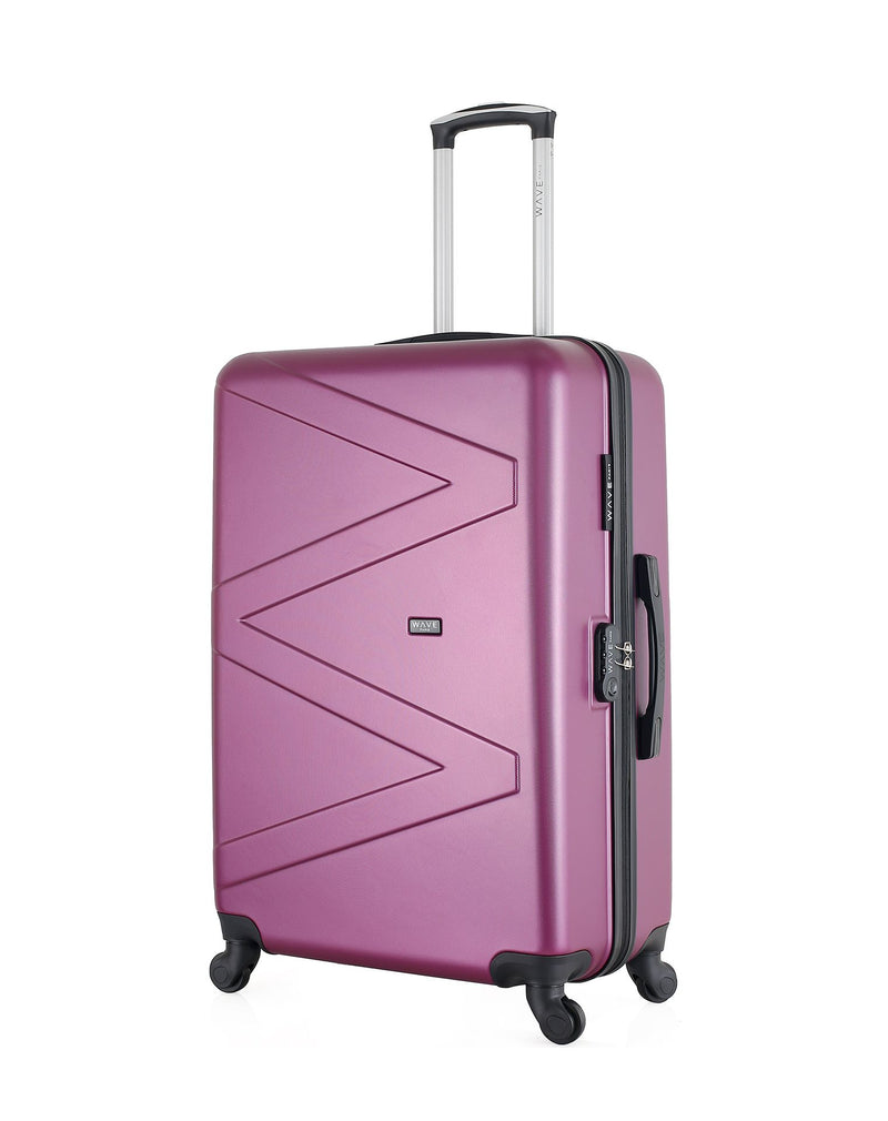 WAVE PARIS - Valise Grand Format ABS AMAZONE 4 Roues 75 cm