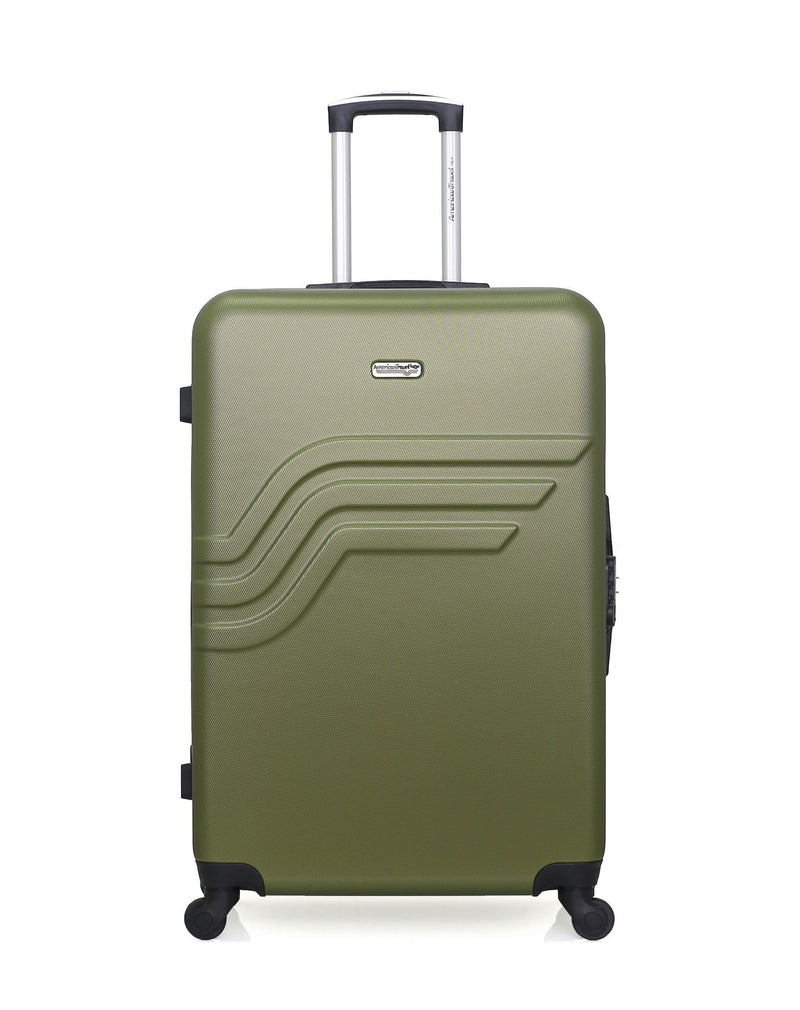 AMERICAN TRAVEL - LOT DE 3 - Valises grand format, cabine et cabine XXS QUEENS