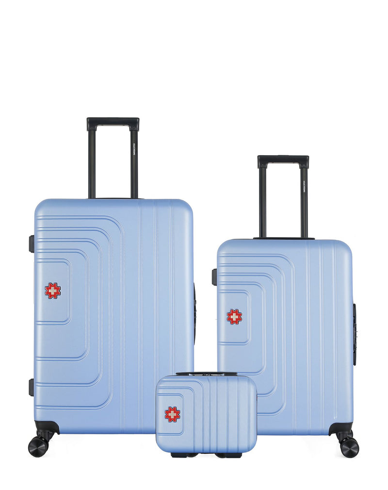 SWISS KOPPER - LOT DE 3 - Valises grand format, weekend et vanity RUTI