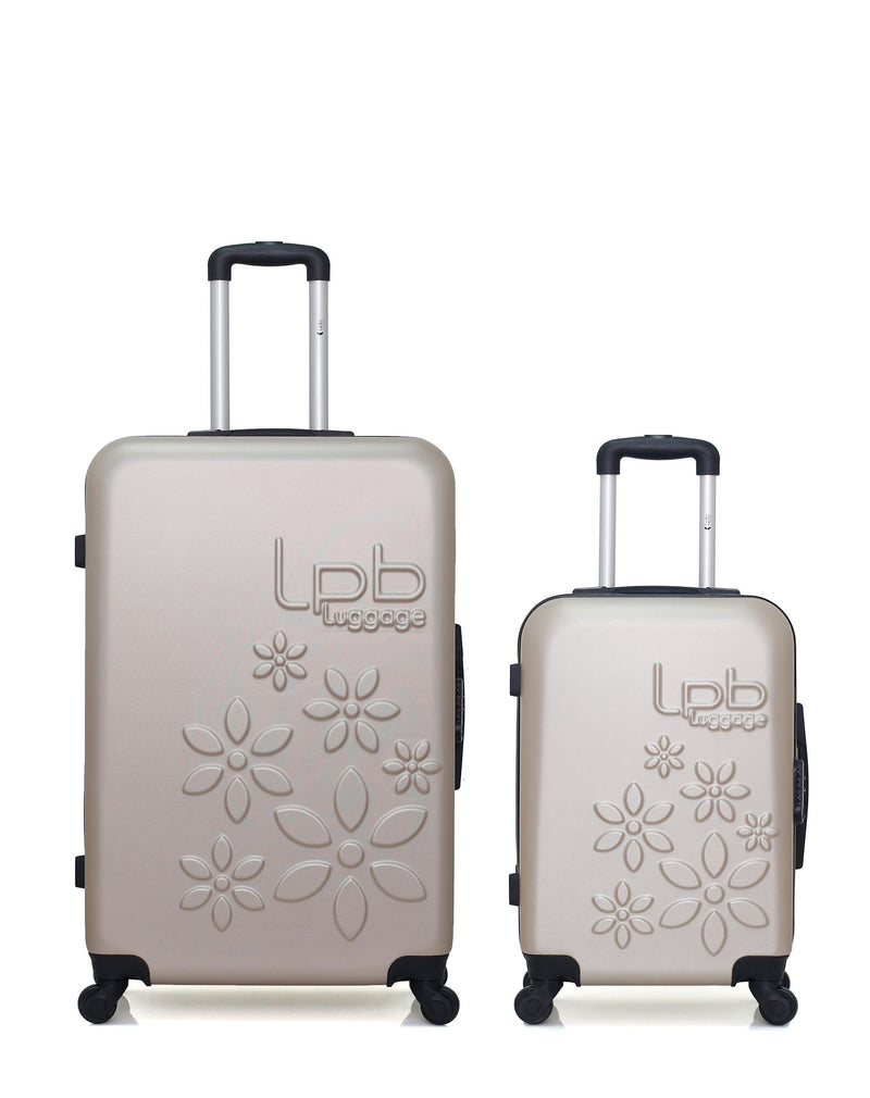 LPB LUGGAGE - Lot de 2 - Valises grand format et cabine ELEONOR