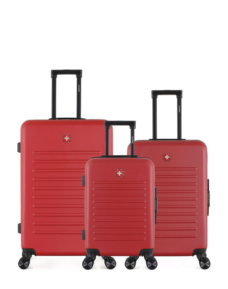 Lot de 3  -  Valise grand format, valise weekend et valise cabine WIL