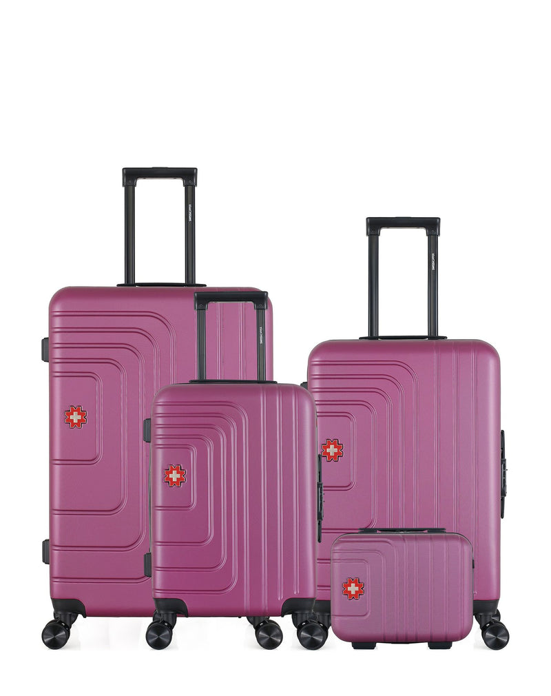 SWISS KOPPER - LOT DE 4 - Valises grand format, weekend, cabine et vanity RUTI