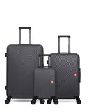 SWISS KOPPER - LOT DE 3 - Valise Grand Format, Valise Week-end et Valise Cabine XXS SPIEZ