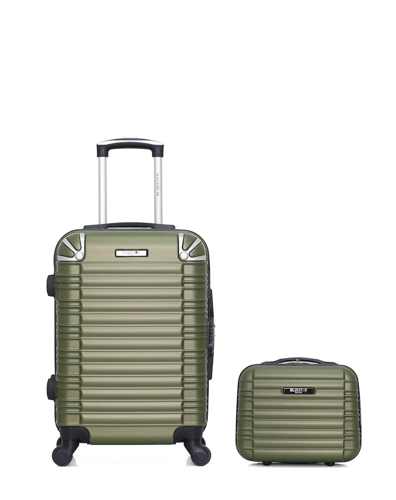 BLUESTAR - LOT DE 2 - Valises cabine et vanity LIMA