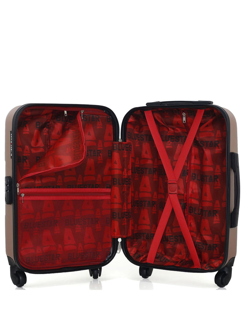 BLUESTAR - Valise Cabine MIAMI 55 cm 4 Roues