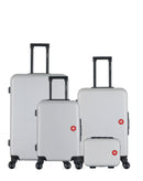 SWISS KOPPER - LOT DE 4 - Valise Grand Format, Valise Week-end, Valise Cabine et Vanity SPIEZ