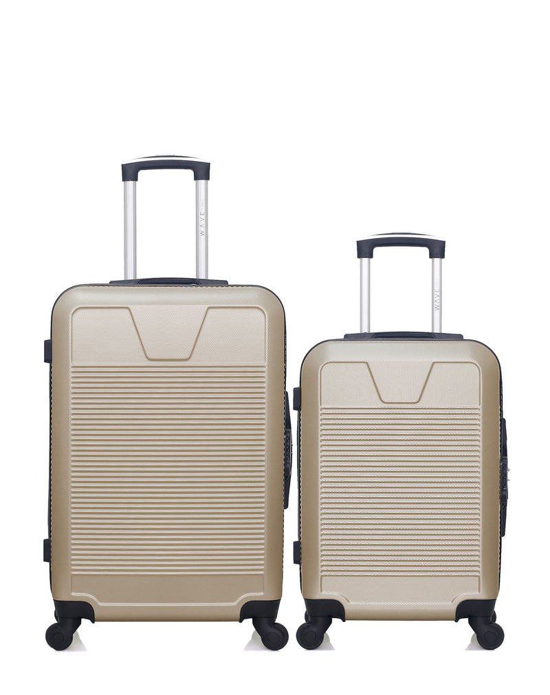 WAVE PARIS - Lot de 2 - Valise weekend et valise cabine SELENGA
