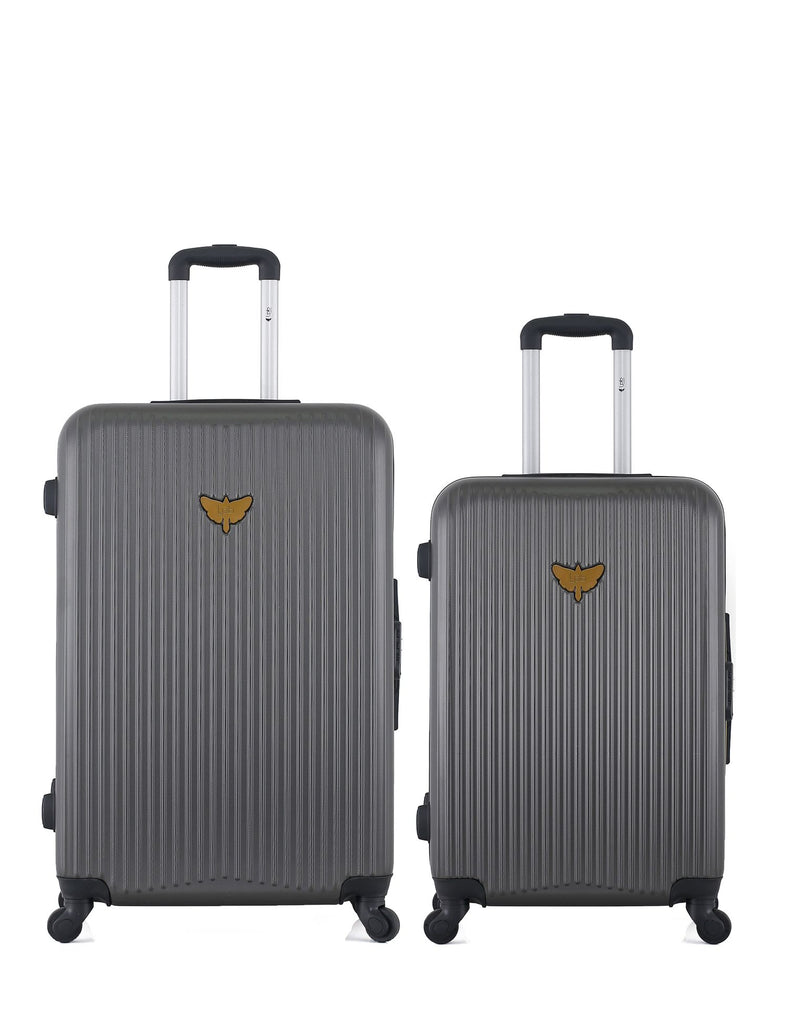 LPB LUGGAGE - Lot de 2 - Valises grand format et weekend AGATA