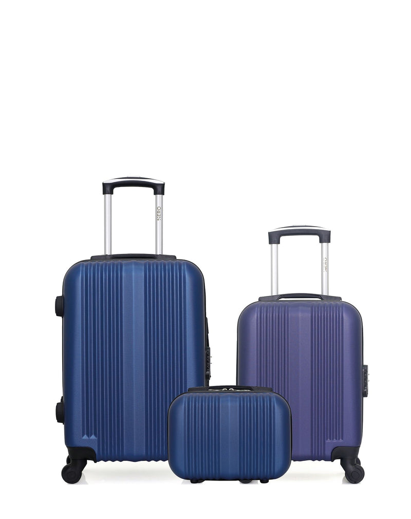 HERO - LOT DE 3 - Valises cabine, cabine XXS et vanity LIPARI