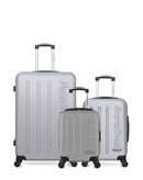 AMERICAN TRAVEL - LOT DE 3 - Valises grand format, cabine et cabine XXS BRONX