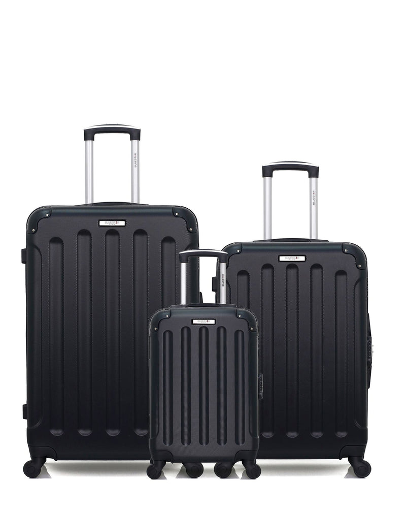 BLUESTAR - LOT DE 3 - Valises grand format, weekend et cabine XXS MADRID