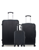 AMERICAN TRAVEL - LOT DE 3 - Valises grand format, weekend et cabine XXS BUDAPEST