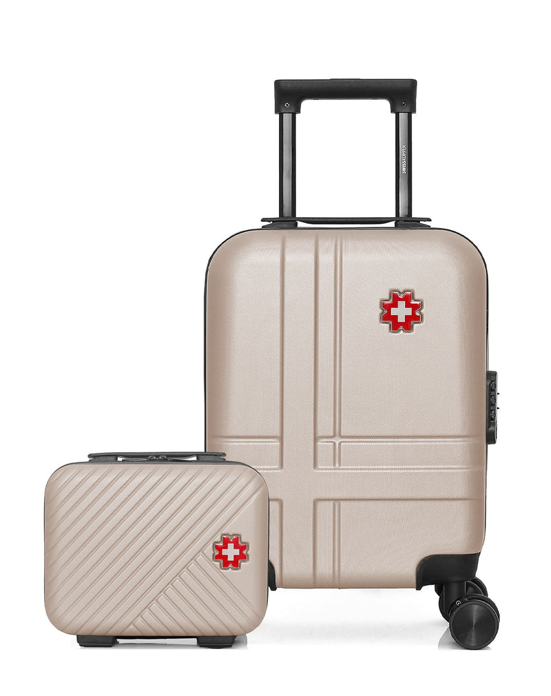 SWISS KOPPER  -  Lot de 2  -  Valise cabine XXS et vanity USTER