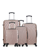 HERO - Lot de 4 - Valises grand format, weekend, cabine et cabine XXS LAGOS