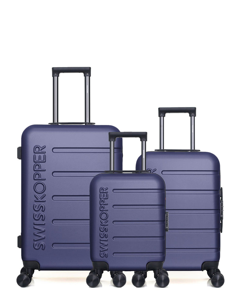 SWISS KOPPER  -  Lot de 3  -  Valise weekend, valise cabine et valise cabine XXS AIGLE