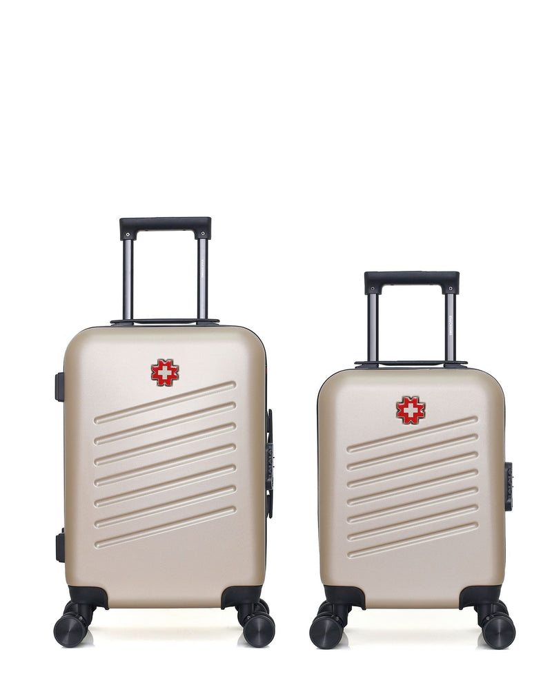SWISS KOPPER - LOT DE 2 - Valises cabine et cabine XXS ZURICH