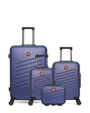 SWISS KOPPER - LOT DE 4 - Valise Grand Format, Valise Cabine, Valise Cabine XXS et Vanity ZURICH