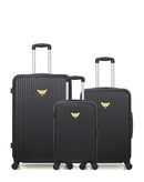 LPB LUGGAGE - LOT DE 3 - Valises grand format, weekend et cabine AGATA