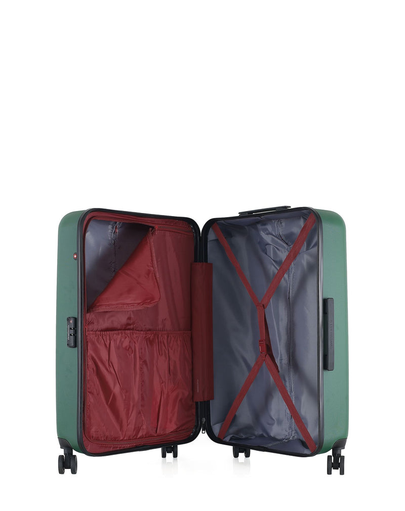 Set de 3 Valises Rigides Grand Format, Taille Moyenne et Valise Cabine ZURICH