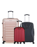 BLUESTAR - Lot de 3 - Valises grand format LIMA, weekend GARIBALDI et cabine XS MADRID-E