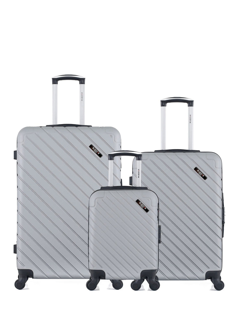 BLUESTAR - LOT DE 3 - Valises grand format, weekend et cabine XXS CITE