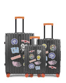 Lot de 3 Valises Rigides Grand Format, Taille Moyenne et Cabine XS LUGERS