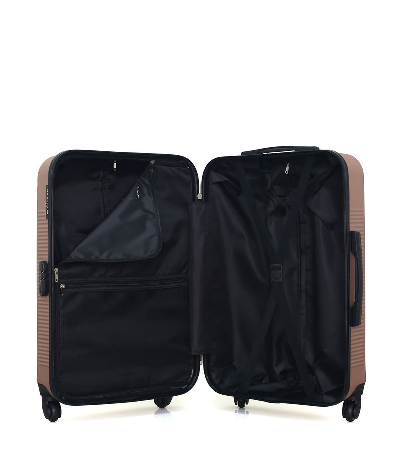 WAVE PARIS - Valise Weekend SELENGA 65 cm 4 Roues