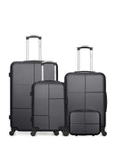 HERO - LOT DE 4 - Valises grand format, weekend, cabine et vanity CORONADO