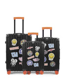 Lot de 3 Valises Rigides Taille Moyenne, Cabine et Cabine XS LUGERS
