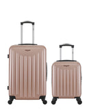 AMERICAN TRAVEL - LOT DE 2 - Valise Week-end et Valise Cabine XXS BROOKLYN