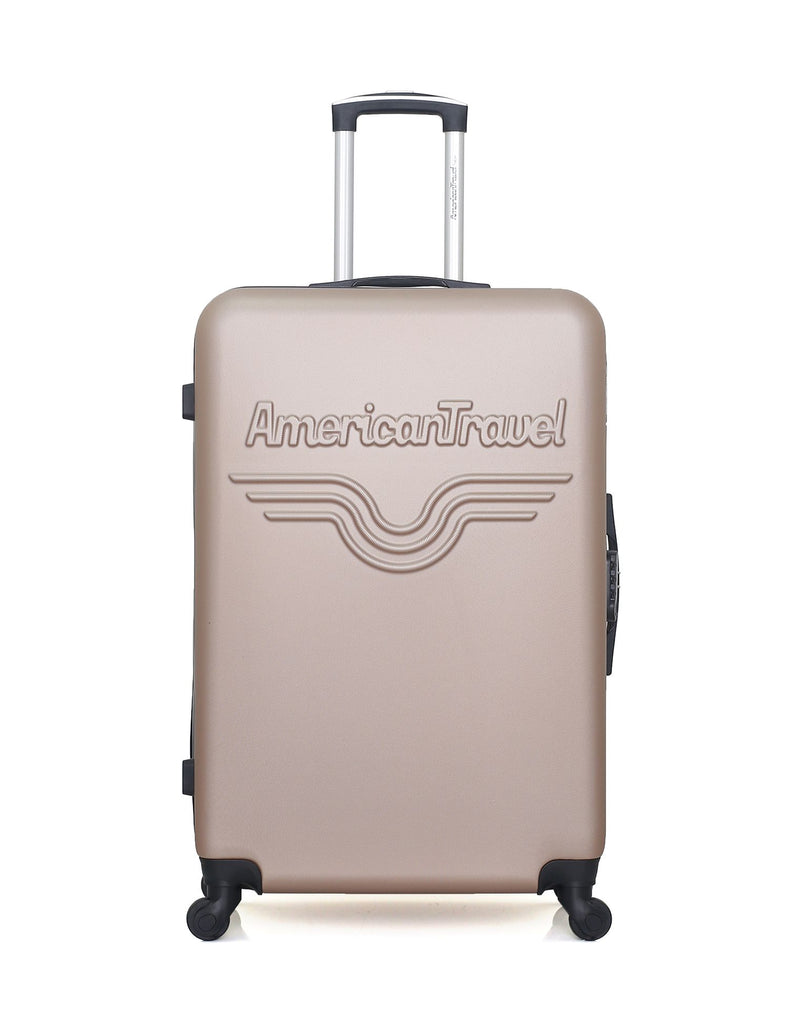 AMERICAN TRAVEL - LOT DE 2 - Valises grand format et vanity CHELSEA